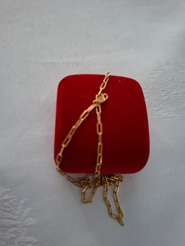 Cordão choker de ouro 18k feminino