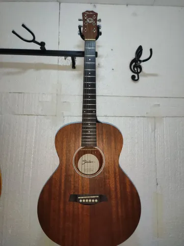 Violão shelter baby elétrico novo