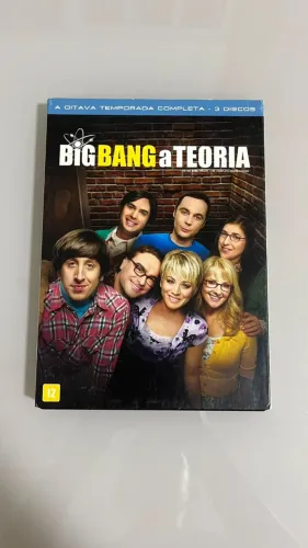 Big Bang A Teoria 8ª Temporada Completa DVD Original 3 Discos
