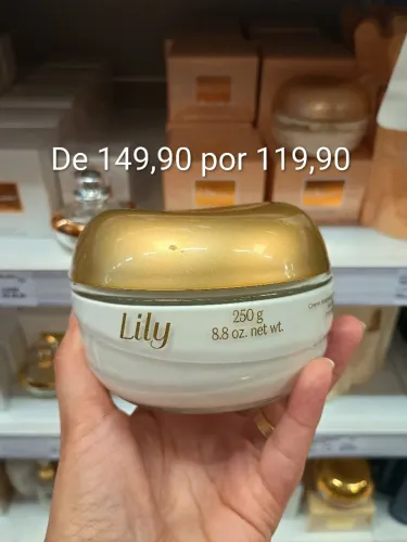 Lily creme hidratante 250g pote ou refil*Retirada Badu-Niterói*