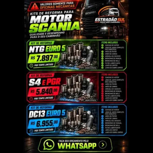 KIT MOTOR SCANIA