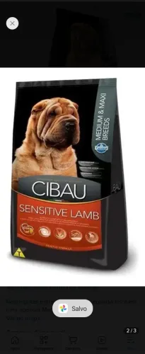 Ração Cibau Sensitive Lamb
