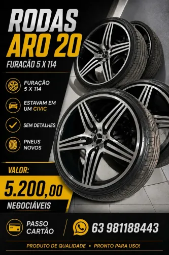 Roda aro 20 5 x 114