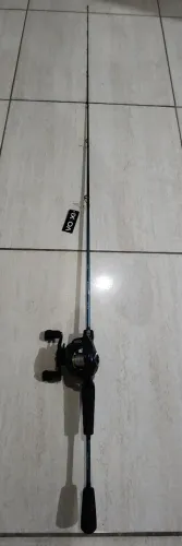 Kit de pesca voxxiI cara e carretilha nova