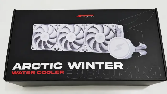 Water Cooler Superframe Arctic Winter 360mm White - Excelente estado