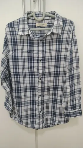 Camisa xadrez ( tamanho 12 )