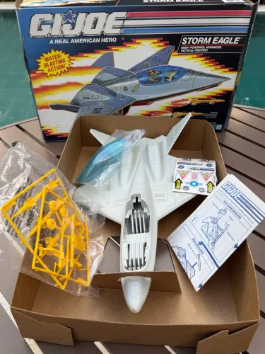 Gi Joe Storm Eagle Fighter Plane Water - 1991 - comandos em ação