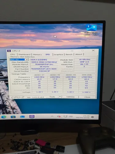 MEMÓRIA RAM T-CREATE 2X16 3600MHZ CL18