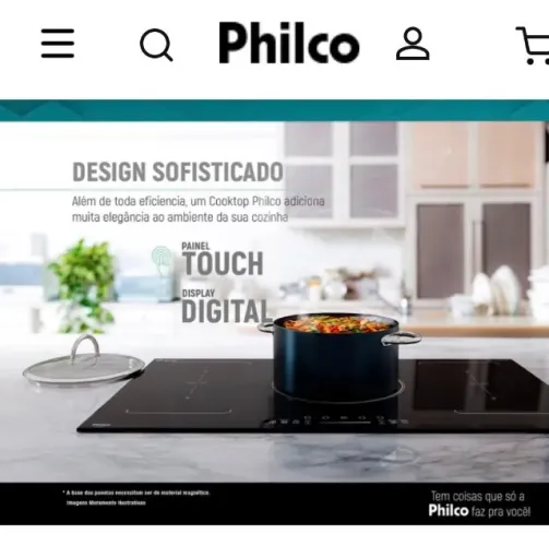 Cooktop novo na caixa com garantia de loja - 220 v 