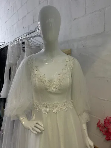 Vestido de noiva forrado