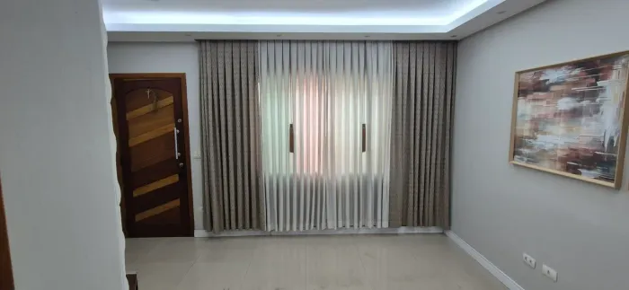 Cortina para Trilho Suíço (Serve Trilhos de 3,50m a 4,00m) Alt. 2,50m