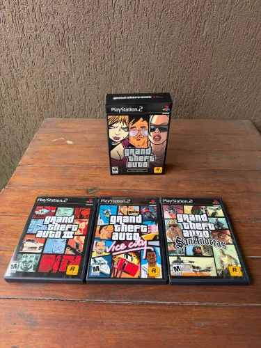 GTA trilogy Ps2 novo original
