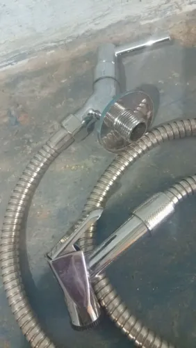 Ducha em inox nova