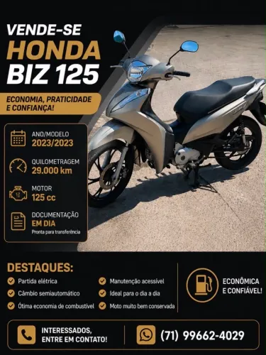 Honda Biz 125 2023/2023