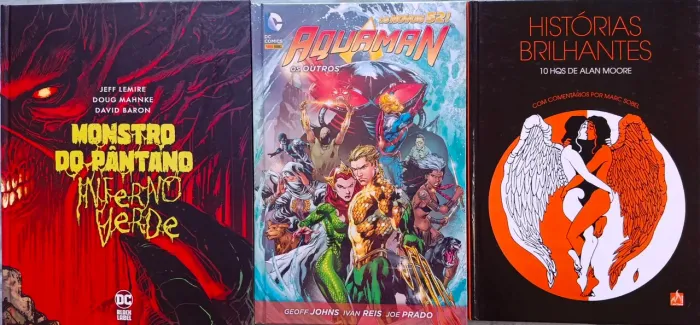 Monstro Do Pântano Aquaman e Histórias Brilhantes Alan Moore