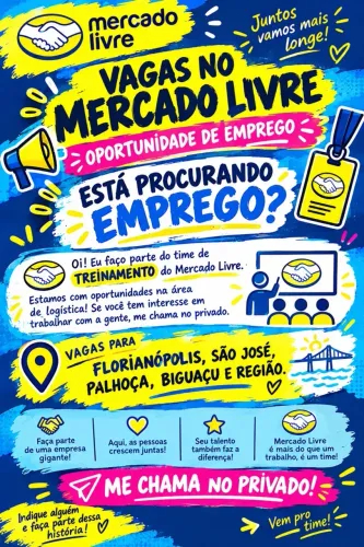 Vaga de emprego Mercado Livre