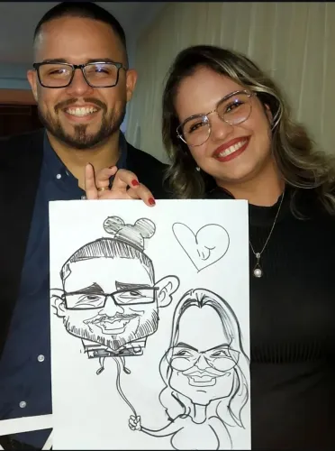 CARICATURA AO VIVO NA SUA FESTA!! ? 