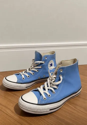 All Star cano alto - Azul bebê - 37