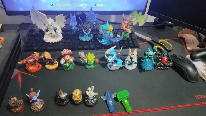 Reposição skylanders vendo separado trap team