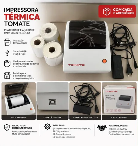 Impressora térmica Tomate 100x150