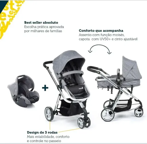 Carrinho de Bebê (Travel System)