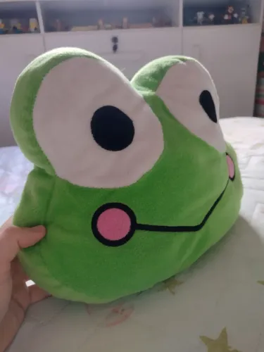 Almofada Sapo Kero Keroppi 27cm