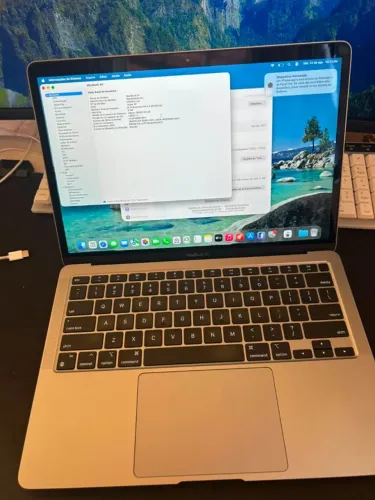 MacBook M1 8gb 256gb Bateria 97% 54ciclos aceito cartao entrego dependendo do local.