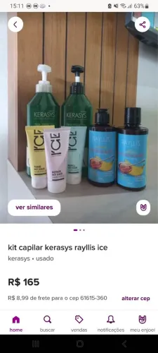 Combo de produtos capilares