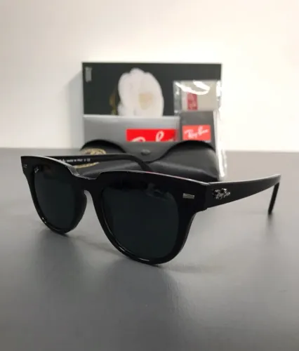 óculos de sol ray ban meteor black