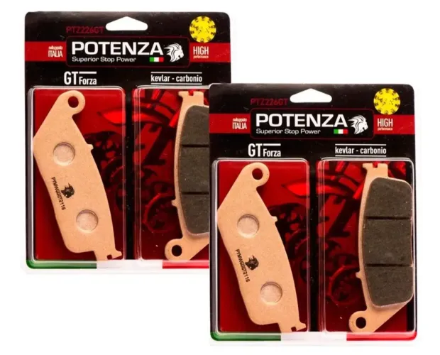 Pastilhas de freio potenza pinça nissin