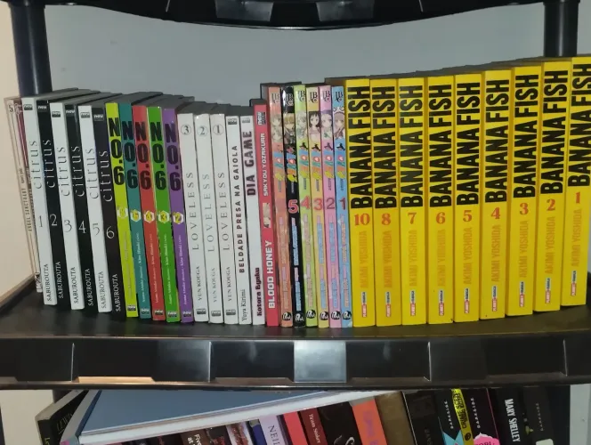 Mangás variados, gêneros Yuri,Yaoi e Ação