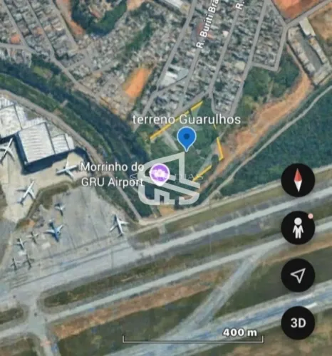 Terreno em Guarulhos com 48.400 m², próximo ao Aeroporto Internacional