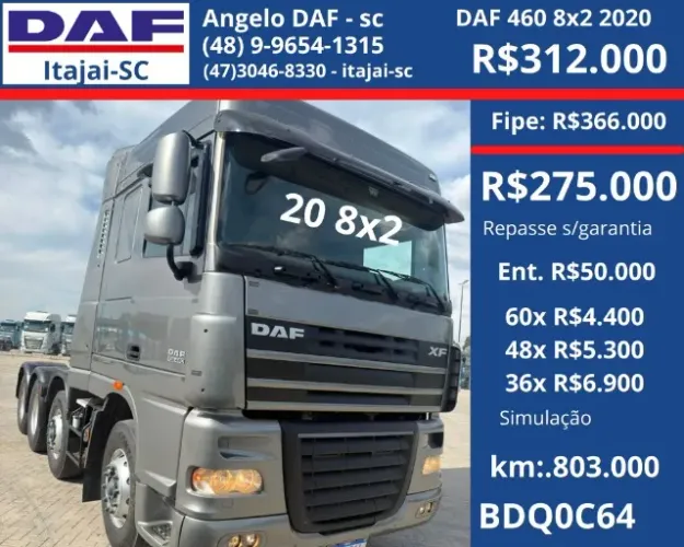 DAF 460 8x2 220