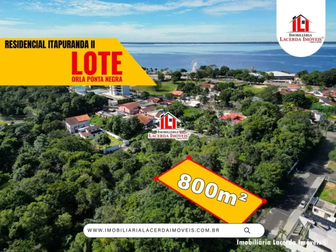 Itapuranga II, 20x40= 800m², Lote na Orla da Ponta Negra, Terreno na Orla da Ponta Negra