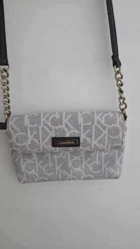 Bolsa Calvin Klein Crossbody Off-white Original USADA 
