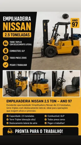 Empilhadeira Nissan 1997