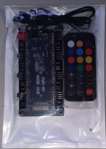 CONTROLADOR FAN COOLER ARGB COM CONTROLE 