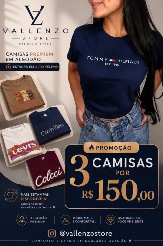 3 camisas por 150,00 ?
