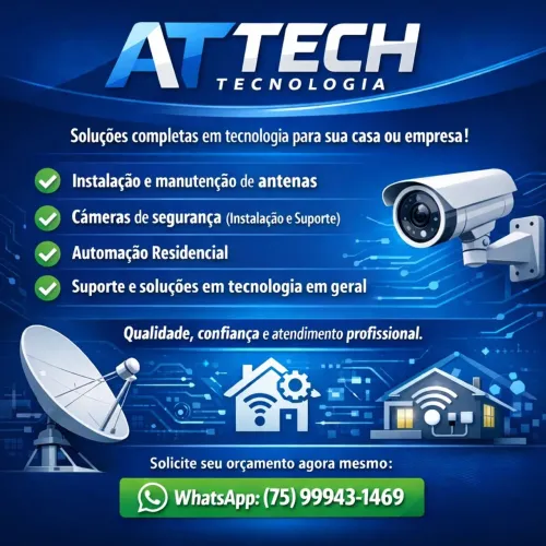 Antenista e suporte Técnico