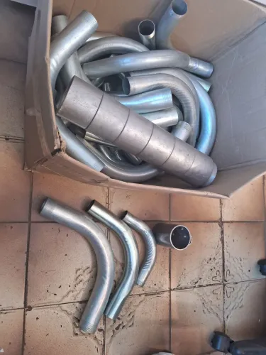 Lotes de curva de 90 graus e conectores reto e cônico