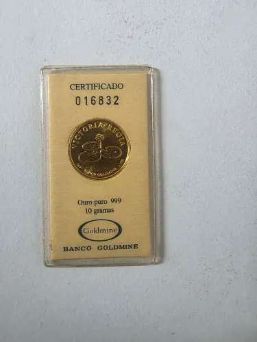Moeda de ouro banco do Brasil
