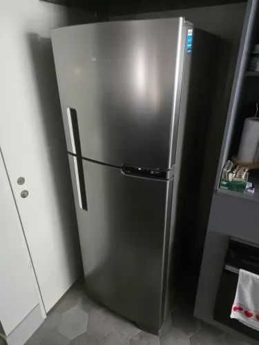 Geladeira Brastemp BRM46MK 385 Litros Frost Free Duplex Painel Eletrônico Inox