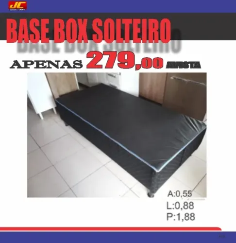 BASE BOX SOLTEIRO 88CM