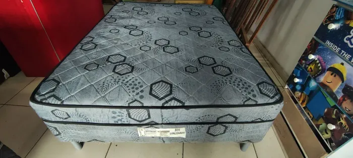 CAMA BOX CASAL USADA R$290 ENTREGA GRÁTIS 