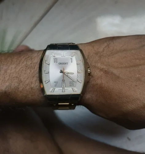 Vendo Relógio Orient e Anel de Moeda Antiga Leia a Descrição 