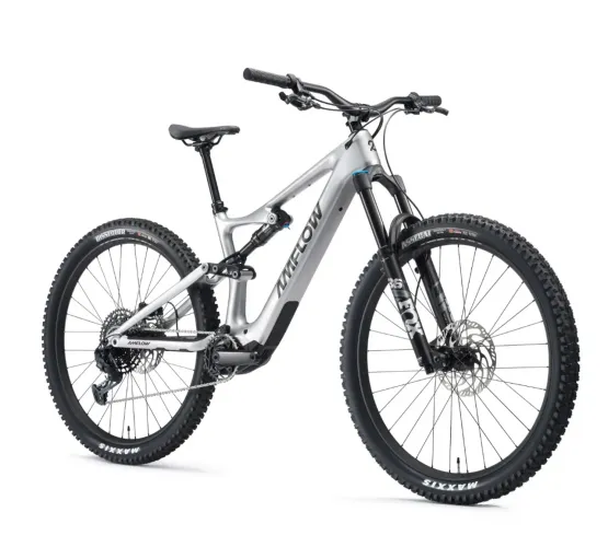 Bicicleta eletrica Amflow PL Carbon L Saltin Silver 800wh 2026