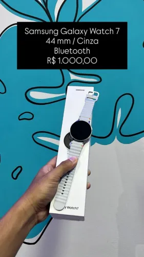 Seminovo: Samsung Galaxy Watch 7 44mm Bluetooth Cinza | Loja Fisica