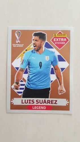Figurinhas legends do mbappe bronze 2026 e luis suares bronze 2022!