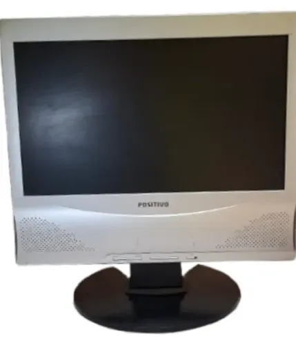 Monitor LCD Positivo LBM 1560W 15 Polegadas VGA Com Som/ Usado