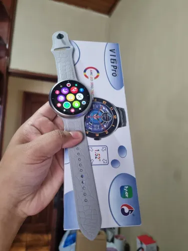 Relógio SmartWatch v16 pro - redondo -novo - com garantia